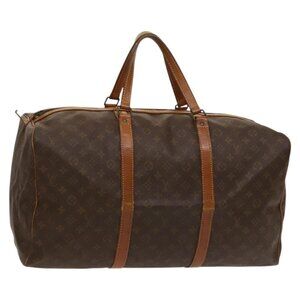 LOUIS VUITTON Monogram Sac Souple 55 Boston Bag Vintage M41622 LV Auth 121900